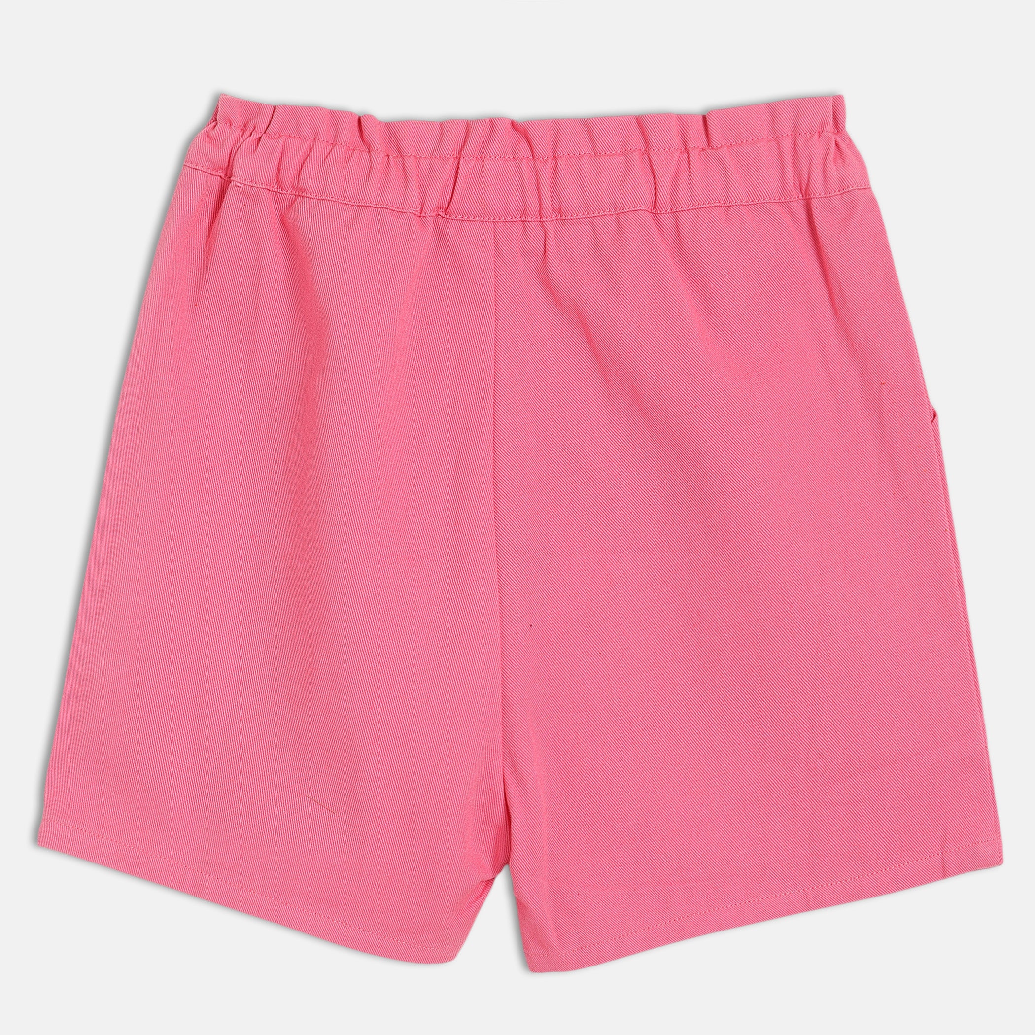 Girls Pink Pack Of 1 Shorts