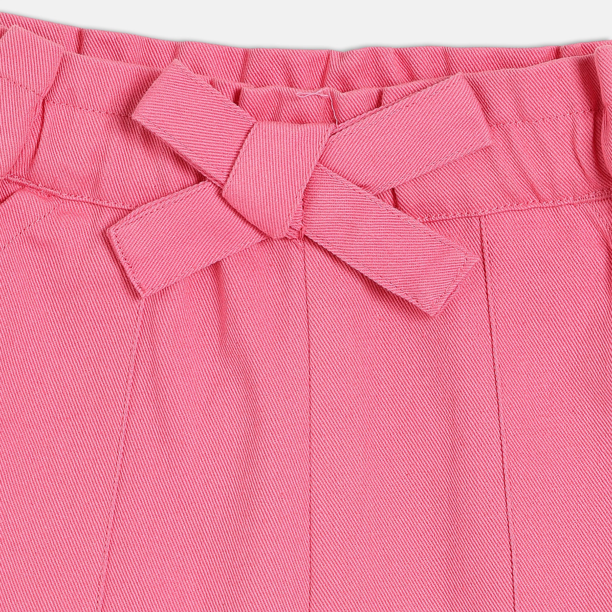 Girls Pink Pack Of 1 Shorts