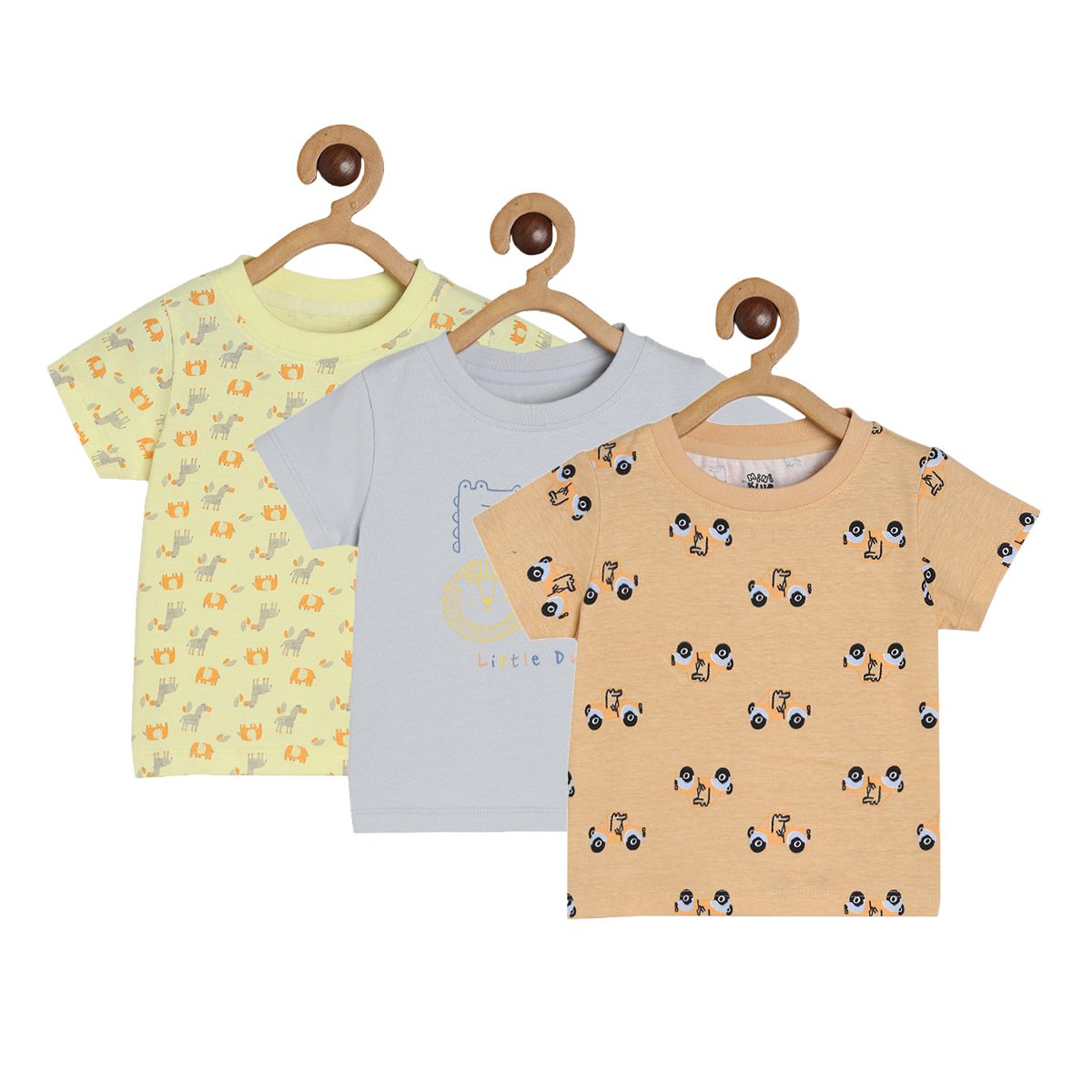 Boys Multicolor Pack Of 3 T-Shirt