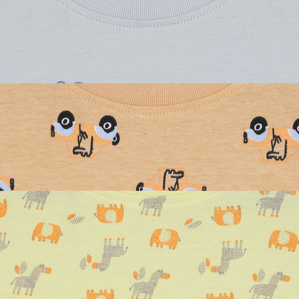 Boys Multicolor Pack Of 3 T-Shirt