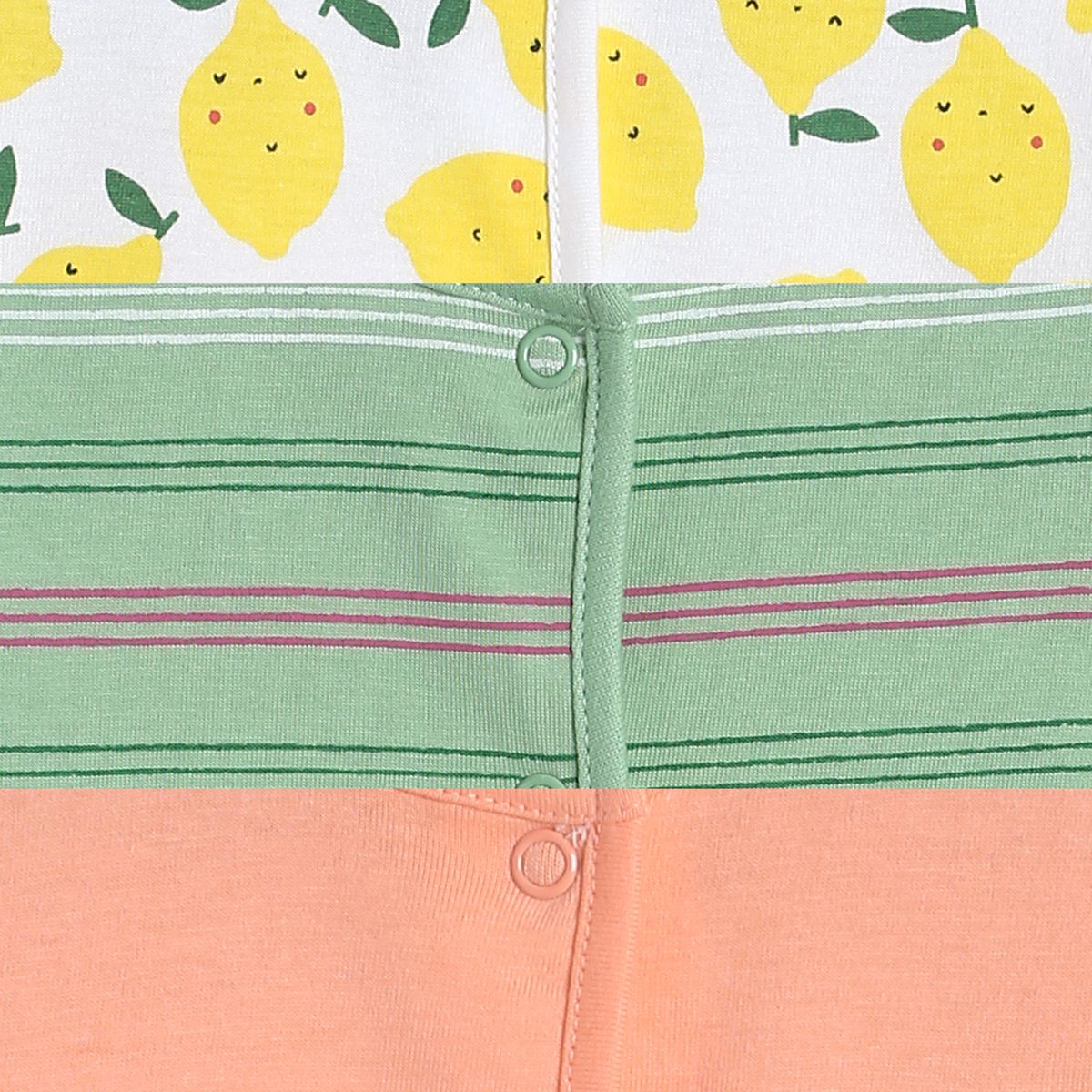 Girls Multicolor Pack Of 3 Front Open Vest