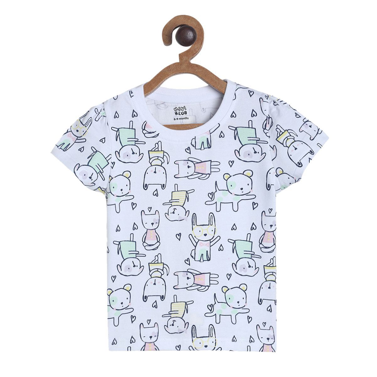 Girls Multicolor Pack Of 3 Knit Top