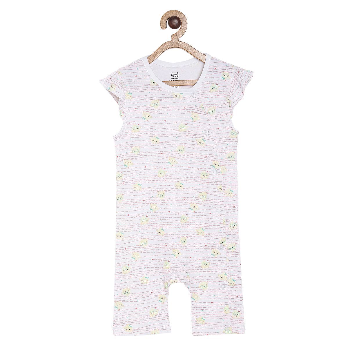 Girls Multicolor Pack Of 2 Romper