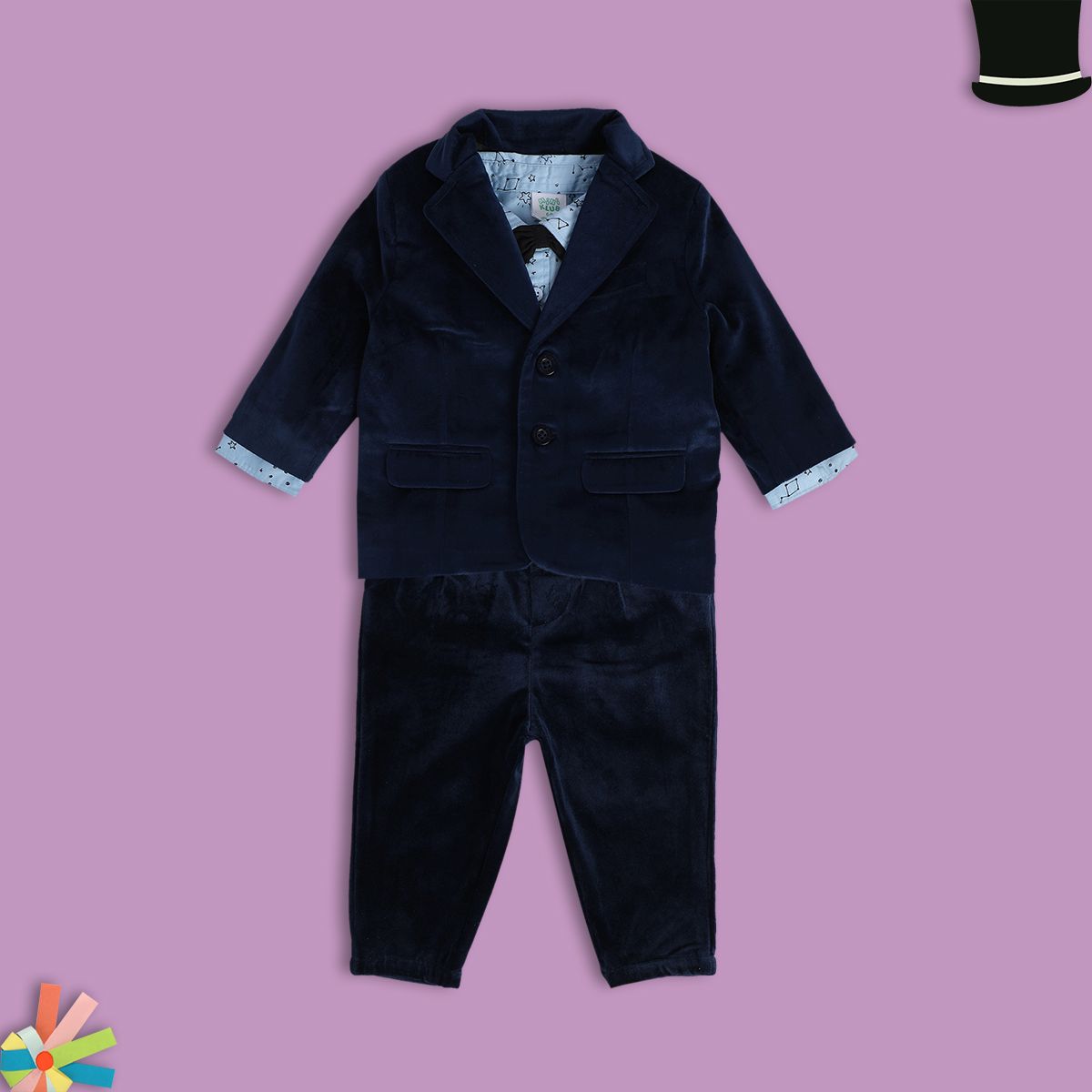 Boys Multicolor Pack Of 4 Coordinate Set