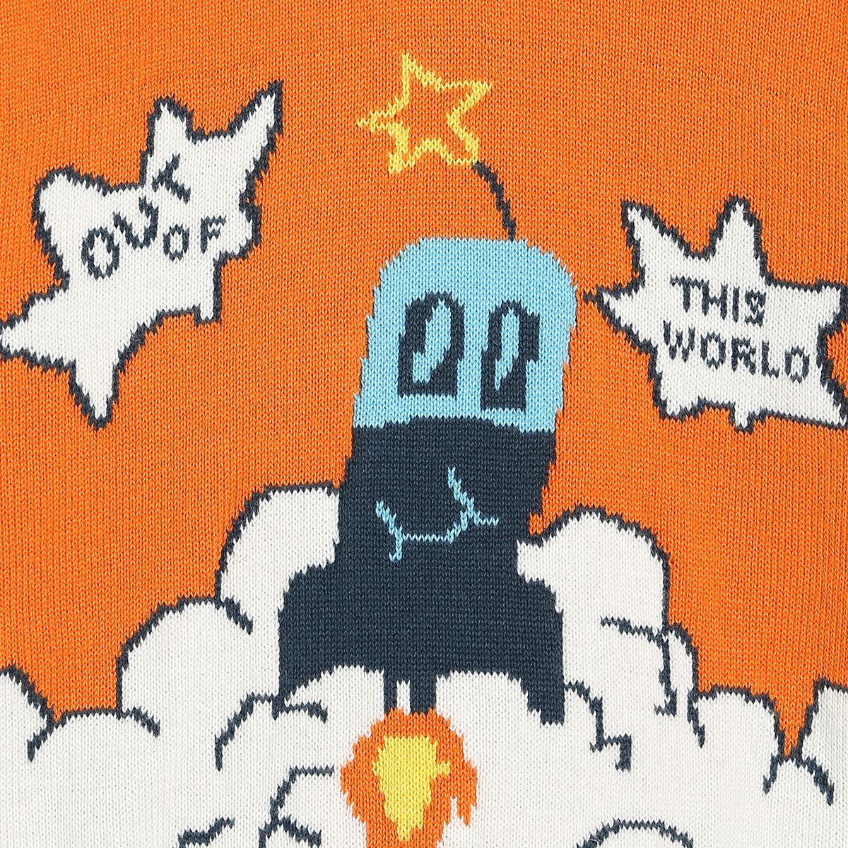 Boys Orange Pack Of 1 Sweater