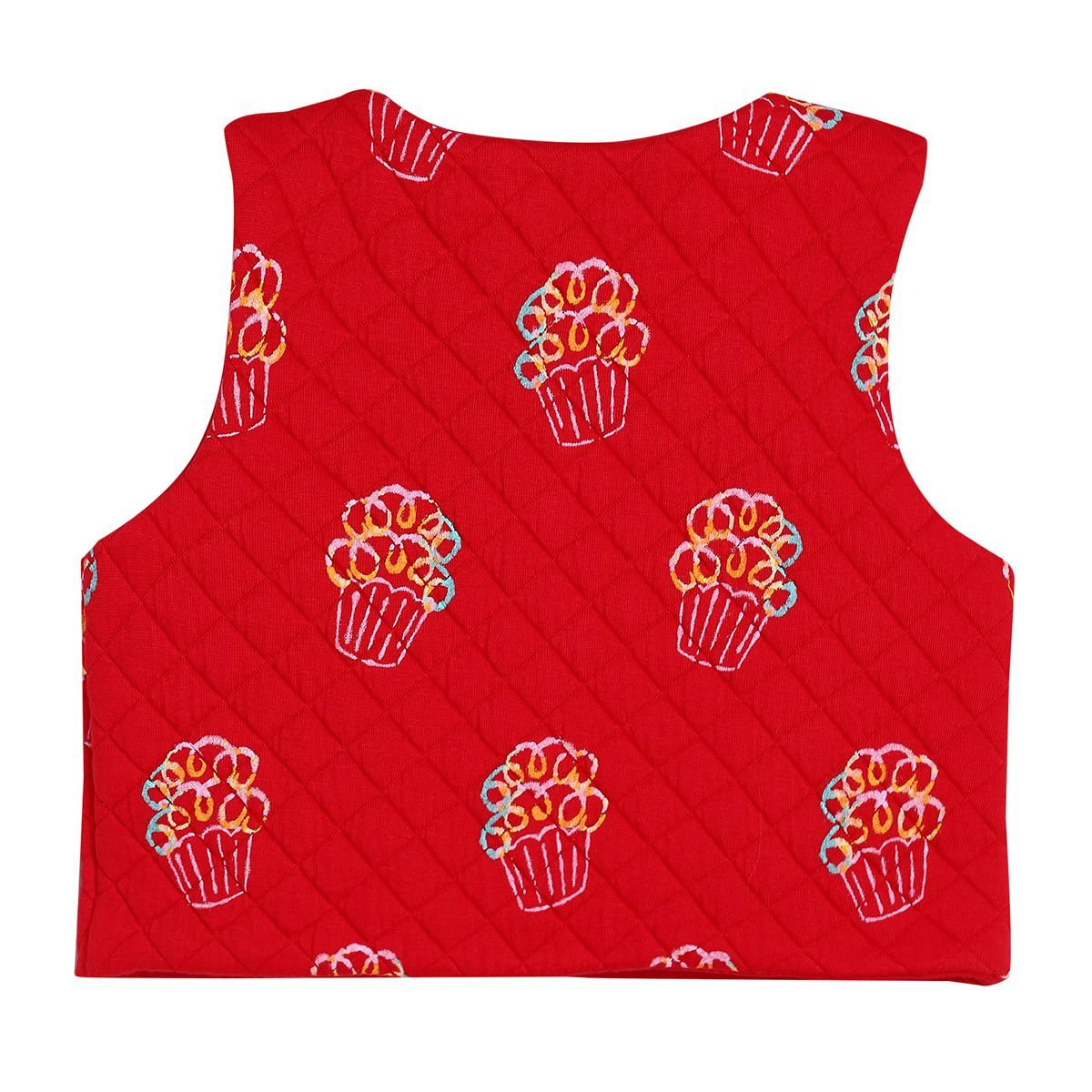 Girls Red Gillet