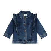 Girls Mid Blue Pack Of 1 Jacket