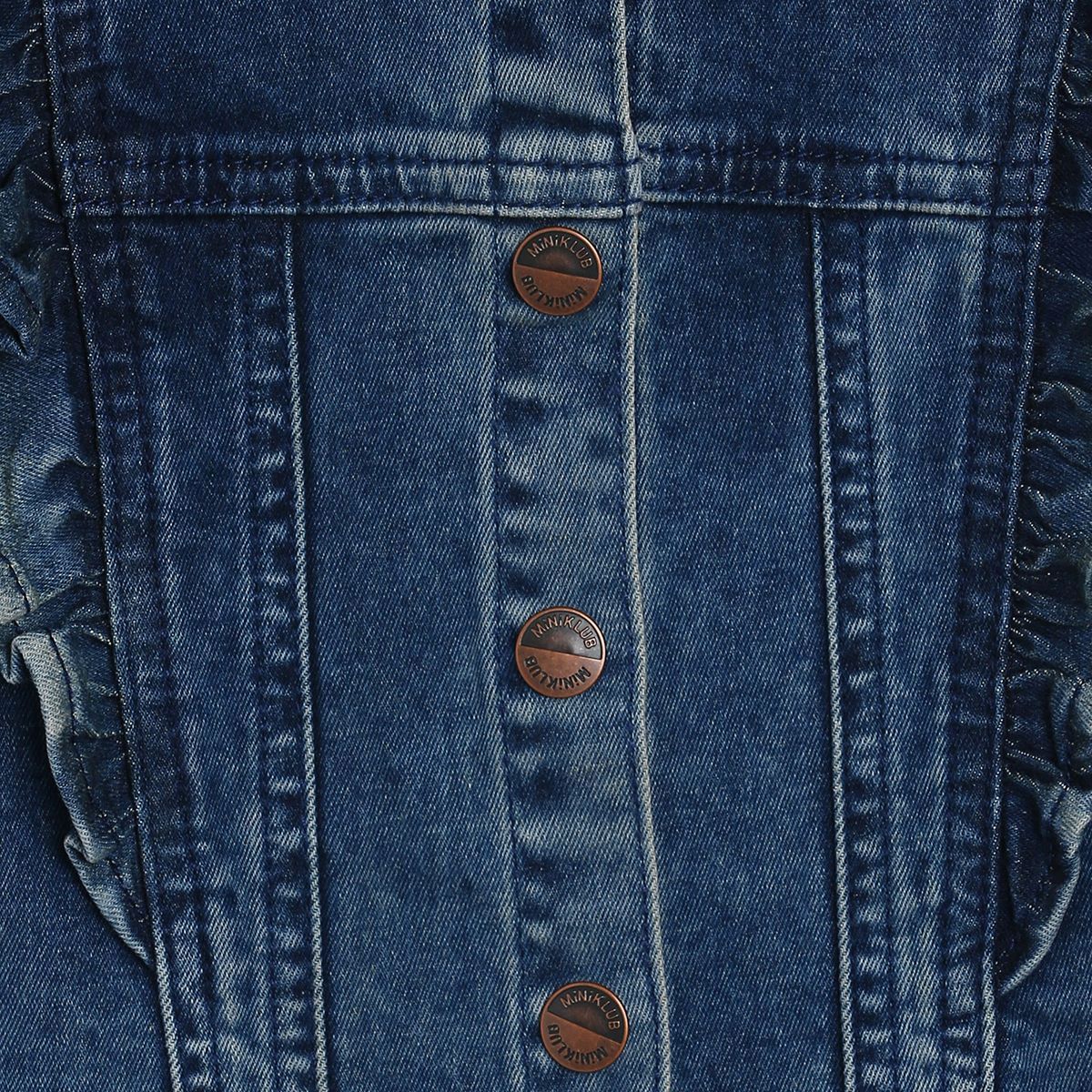 Girls Mid Blue Pack Of 1 Jacket