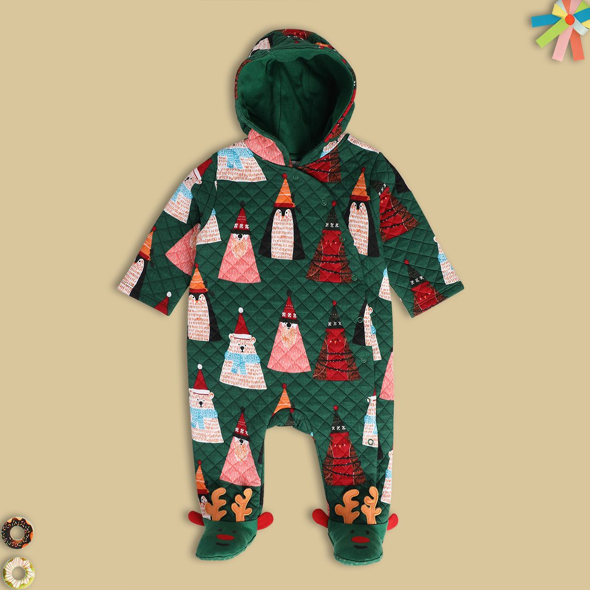 Girls Green Sleep Suit