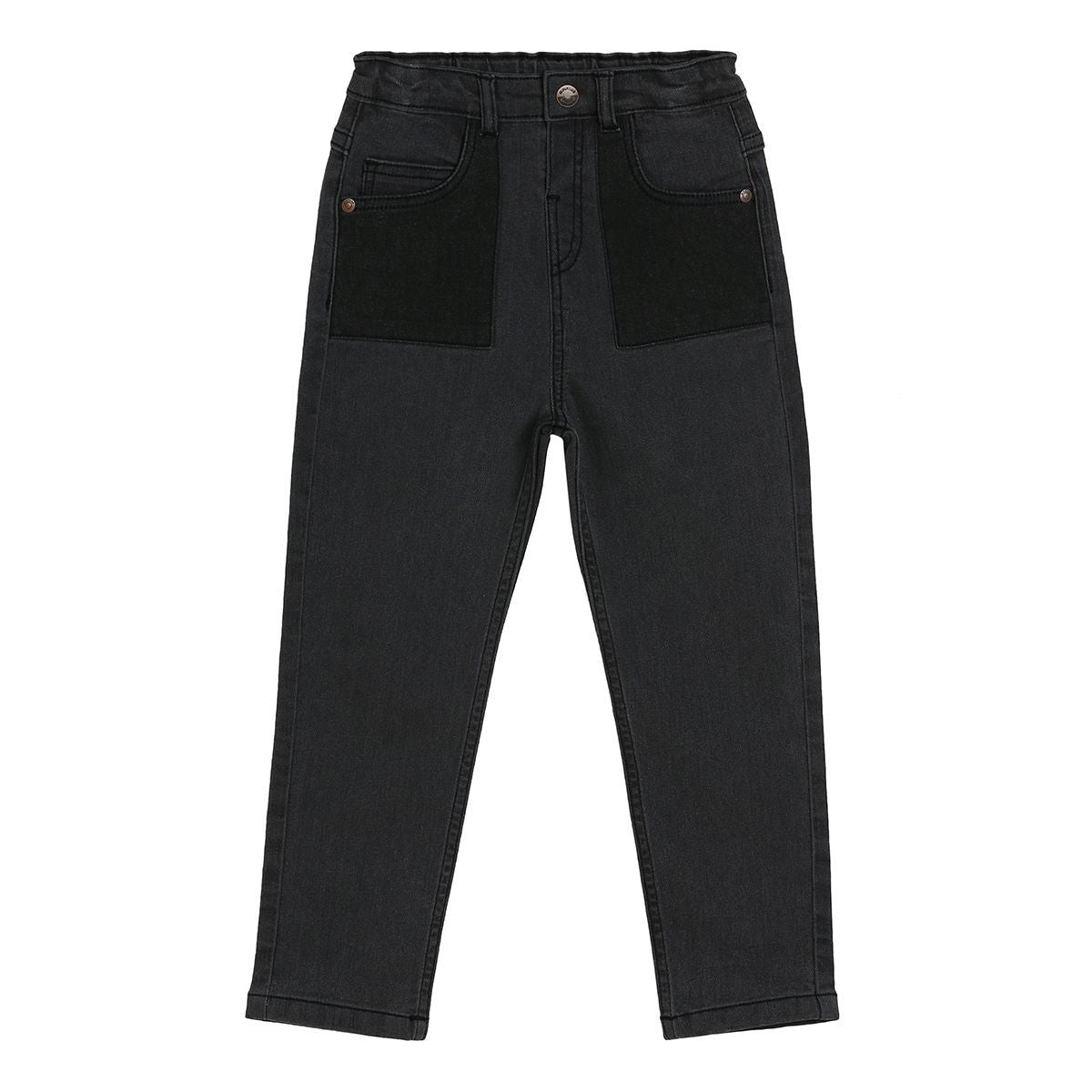 Boys Grey Pack Of 1 Denim Pant