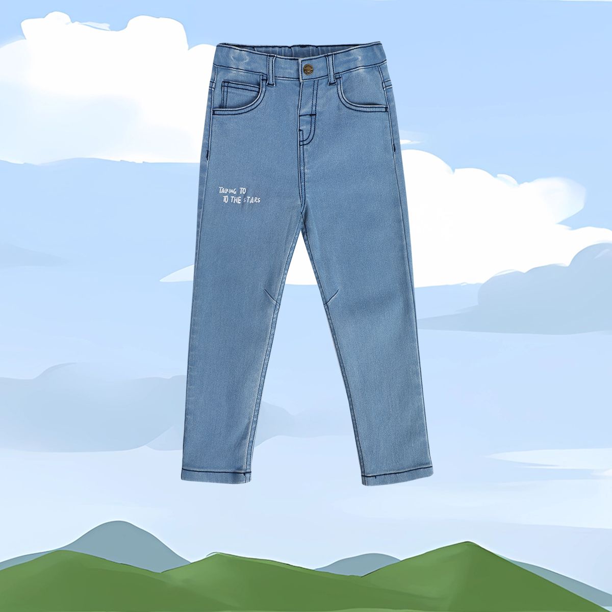 Boys Blue Pack Of 1 Denim Pant