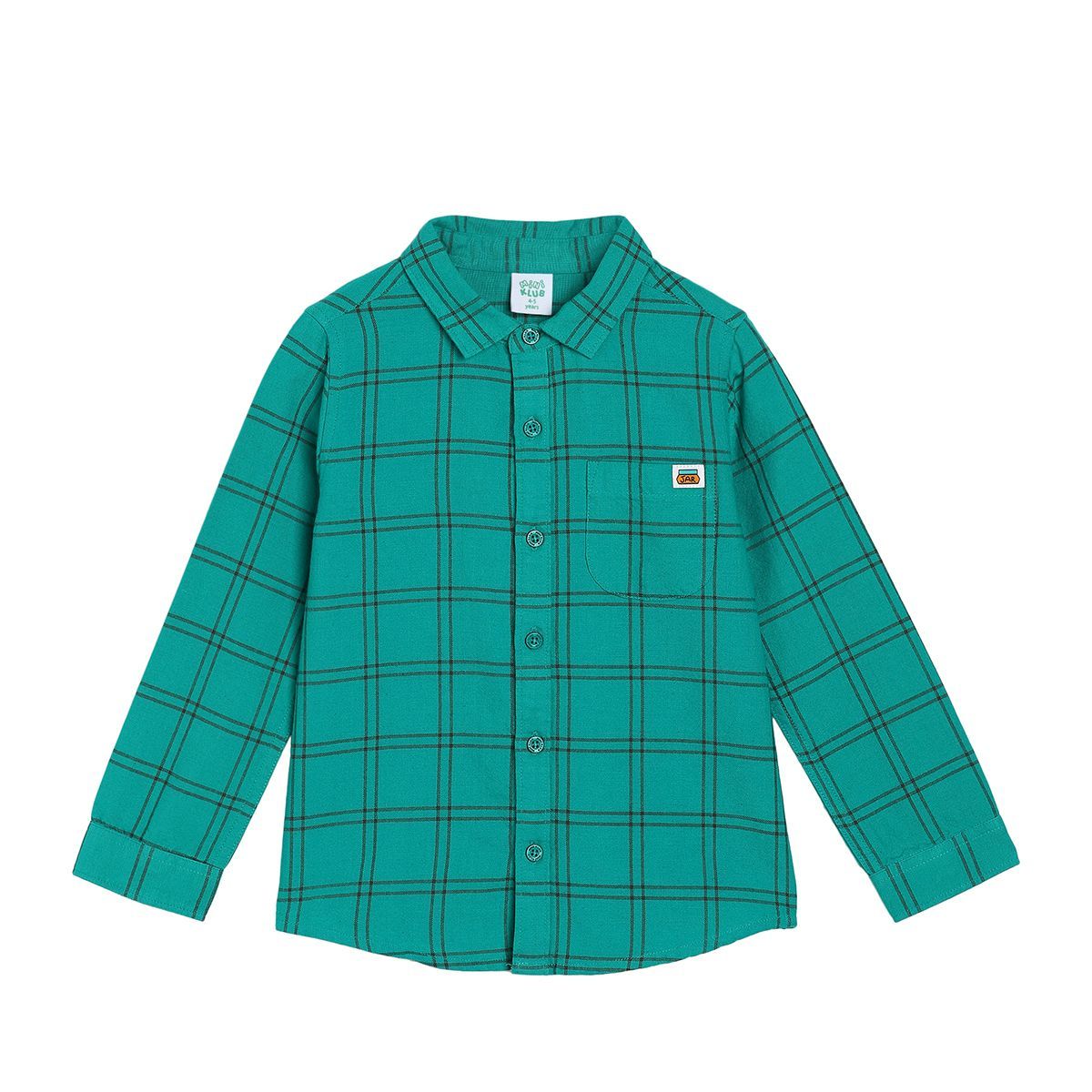 Boys Green Pack Of 1 Shirt