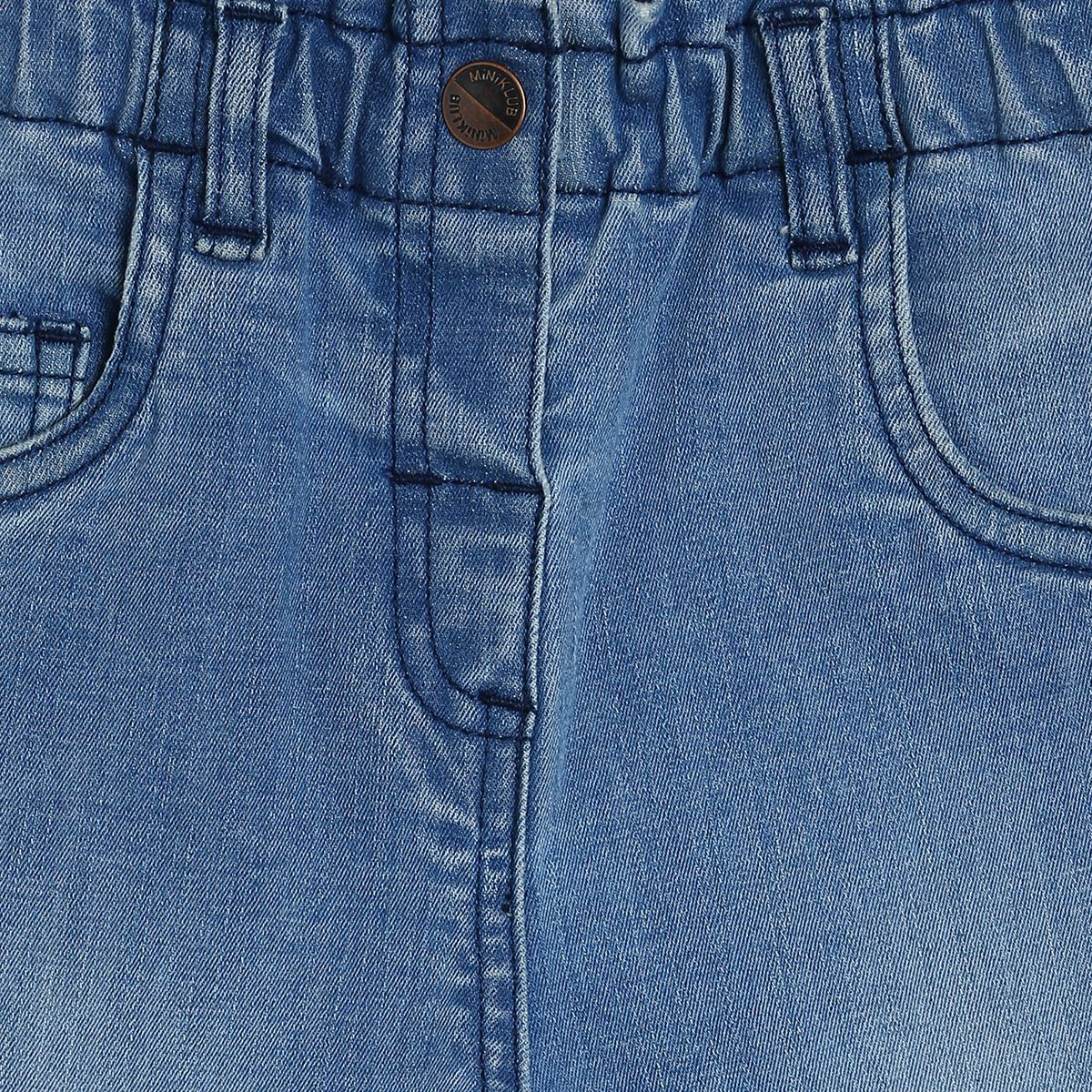 Girls Blue Pack Of 1 Denim Pant