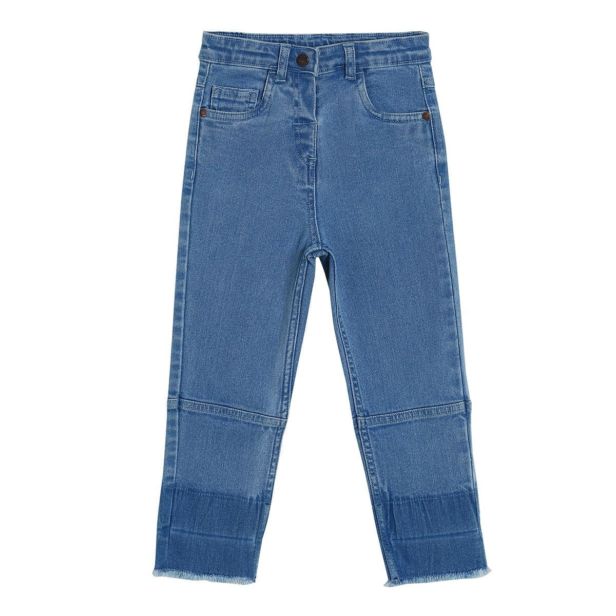 Girls Blue Pack Of 1 Denim Pant