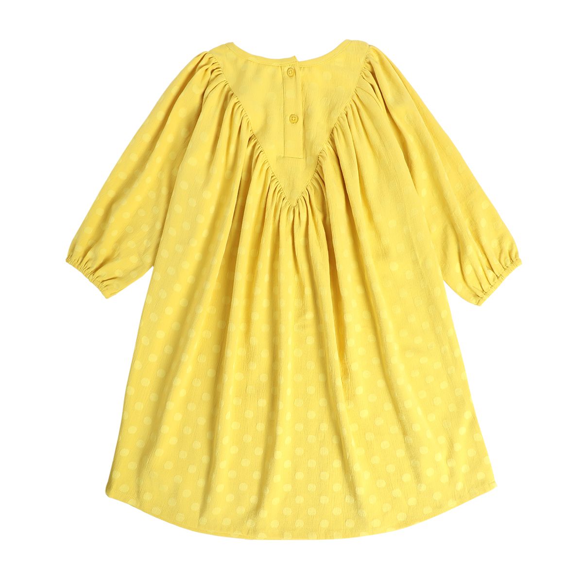 Girls Yellow Pack Of 1 Dress