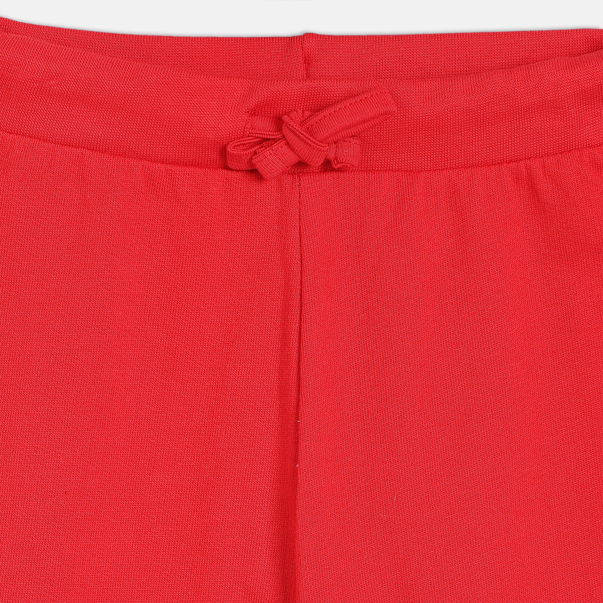 Girls Red Pack Of 1 Jogger