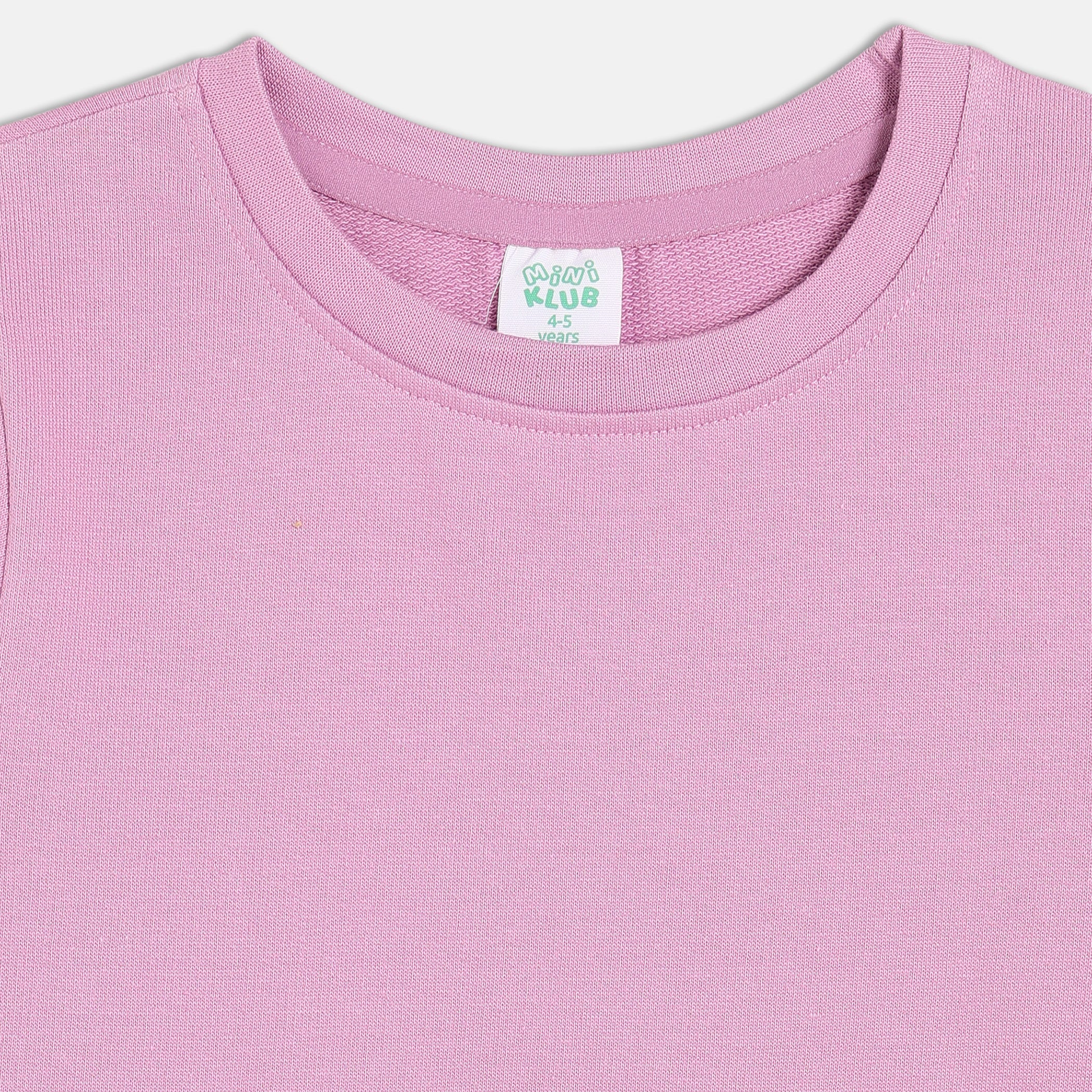 Girls Purple Sweat Shirt