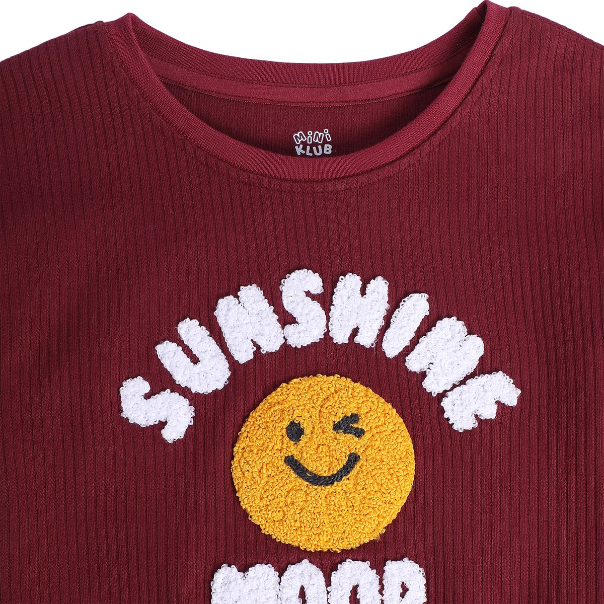 Girls Maroon Pack Of 2 Top And Bottom