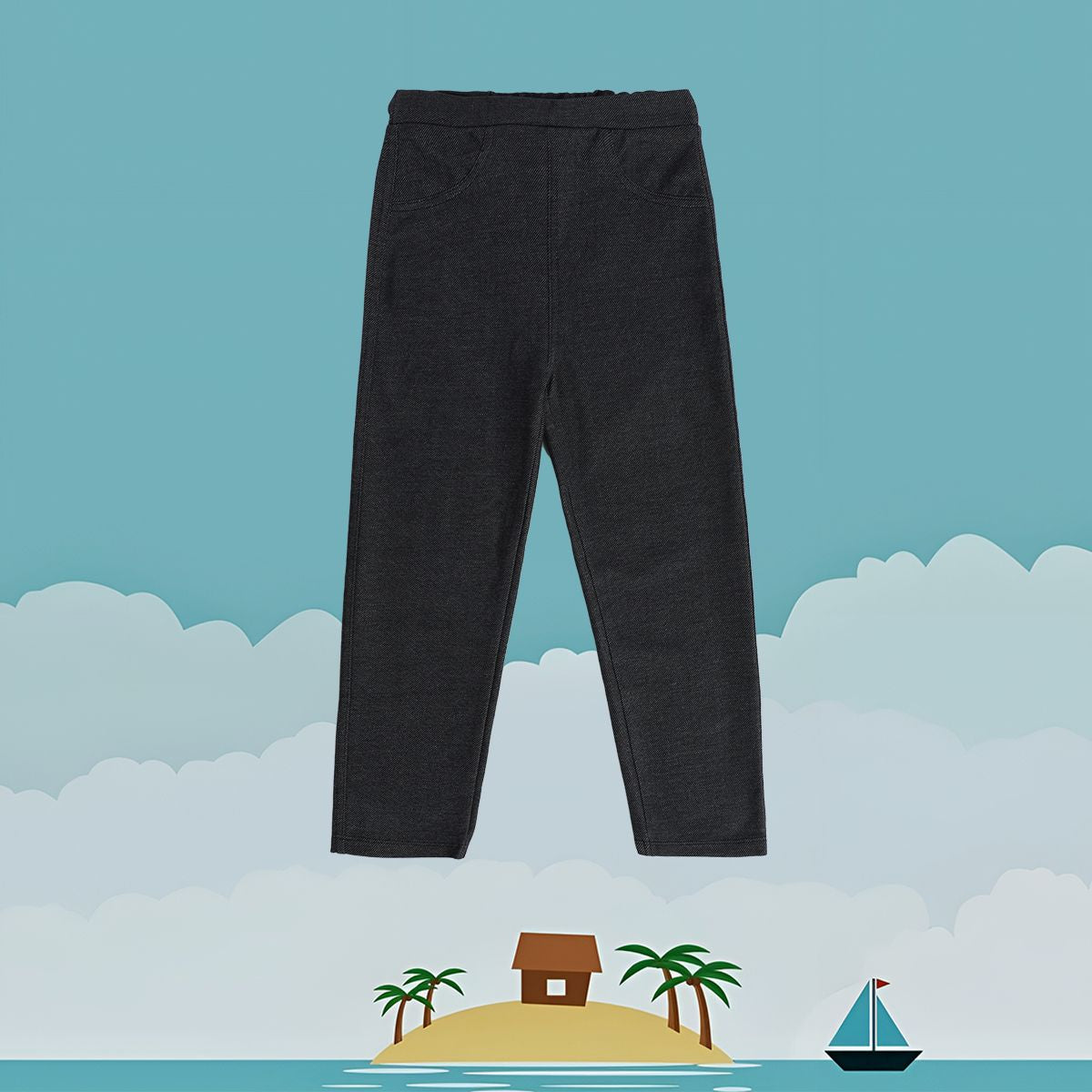 Girls Black Pack Of 1 Tregging