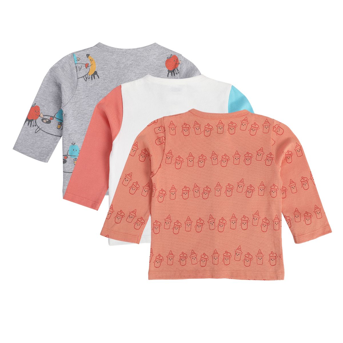 Boys Multicolor Pack Of 3 Front Open Vest