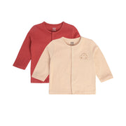 Boys Multicolor Pack Of 2 Front Open Vest