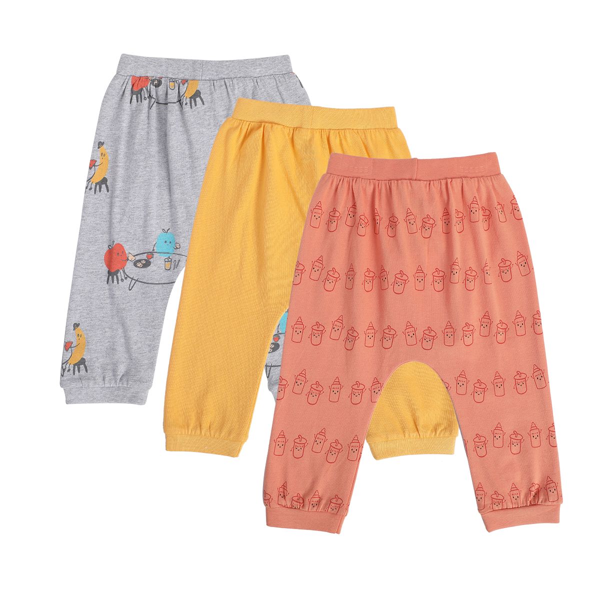 Boys Peach Knit Bottom