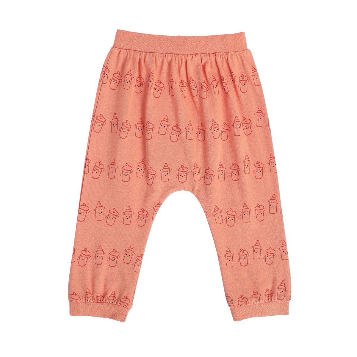 Boys Peach Knit Bottom