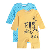 Boys Multicolor Pack Of 2 Romper