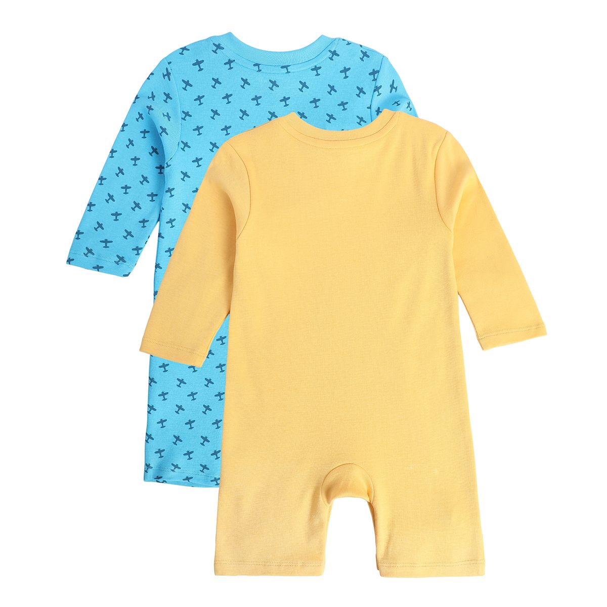 Boys Multicolor Pack Of 2 Romper
