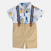 Boys Beige Coordinate Set