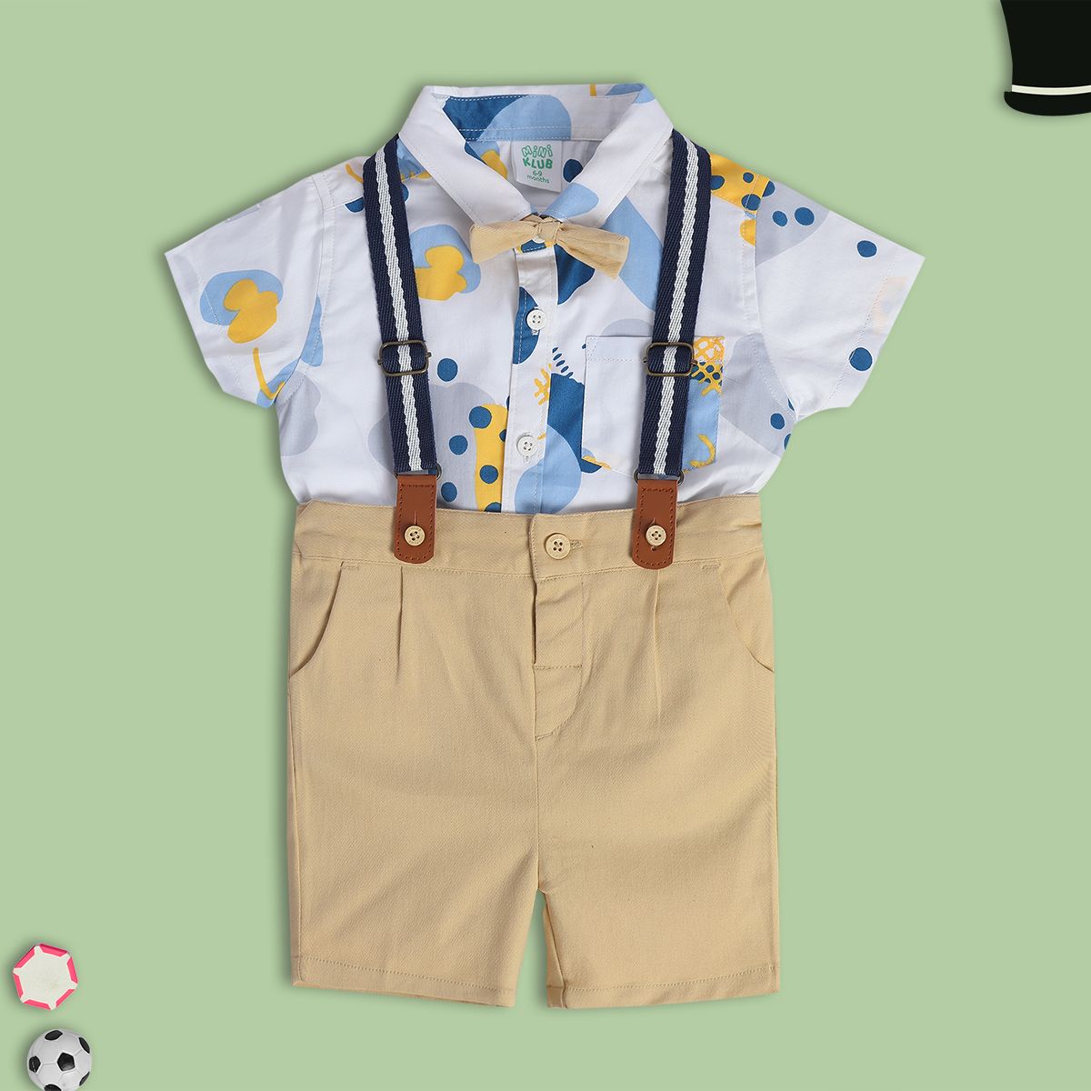 Boys Beige Coordinate Set