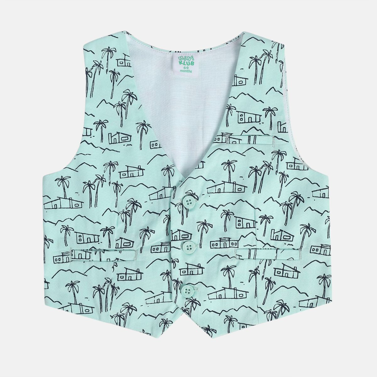 Boys Teal Pack Of 4 Coordinate Set