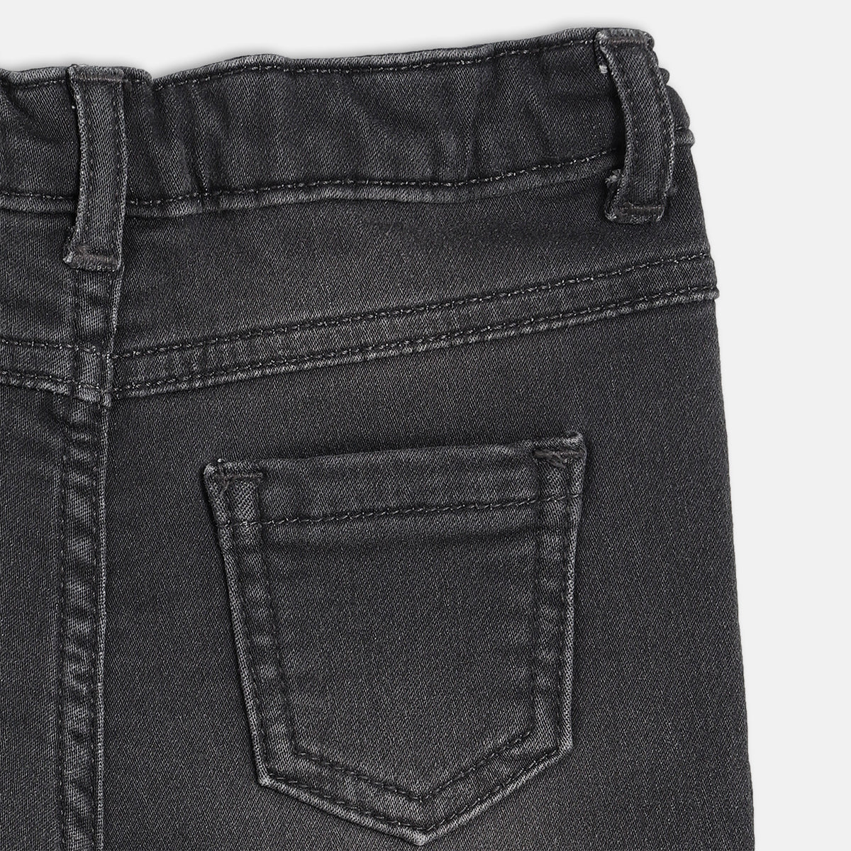 Boys Grey Denim Pant