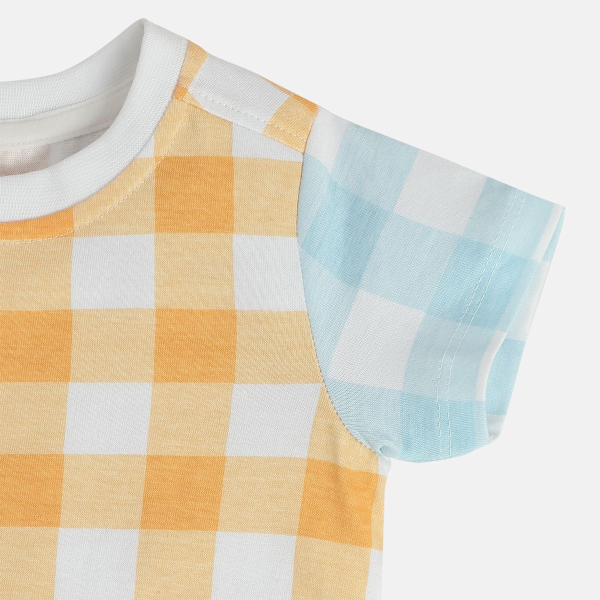 Boys Orange Pack Of 2 Dungaree Set