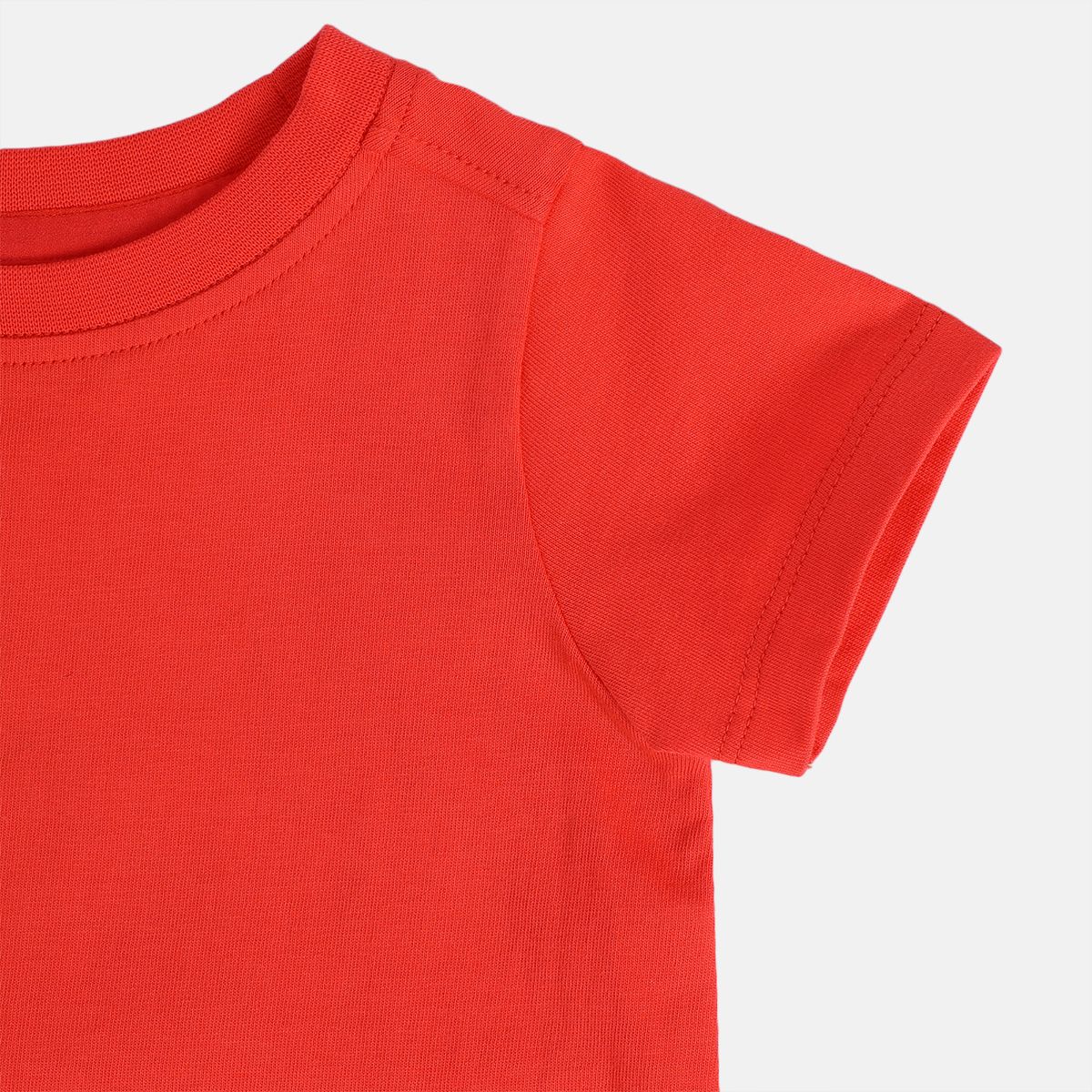 Boys Red Dungaree Set