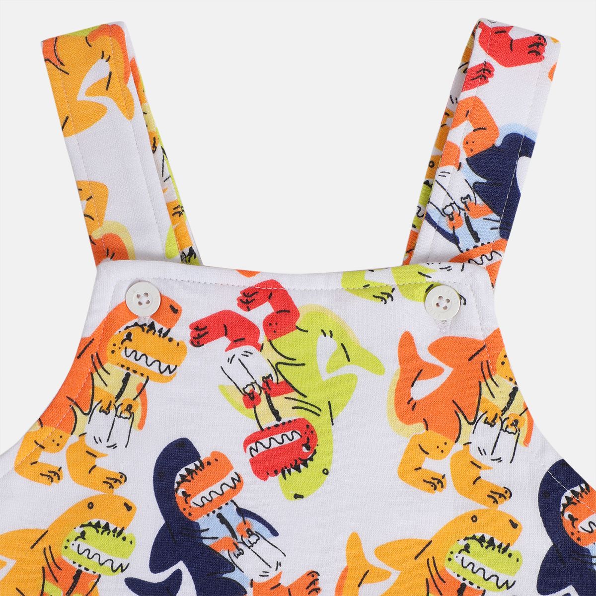 Boys Red Dungaree Set