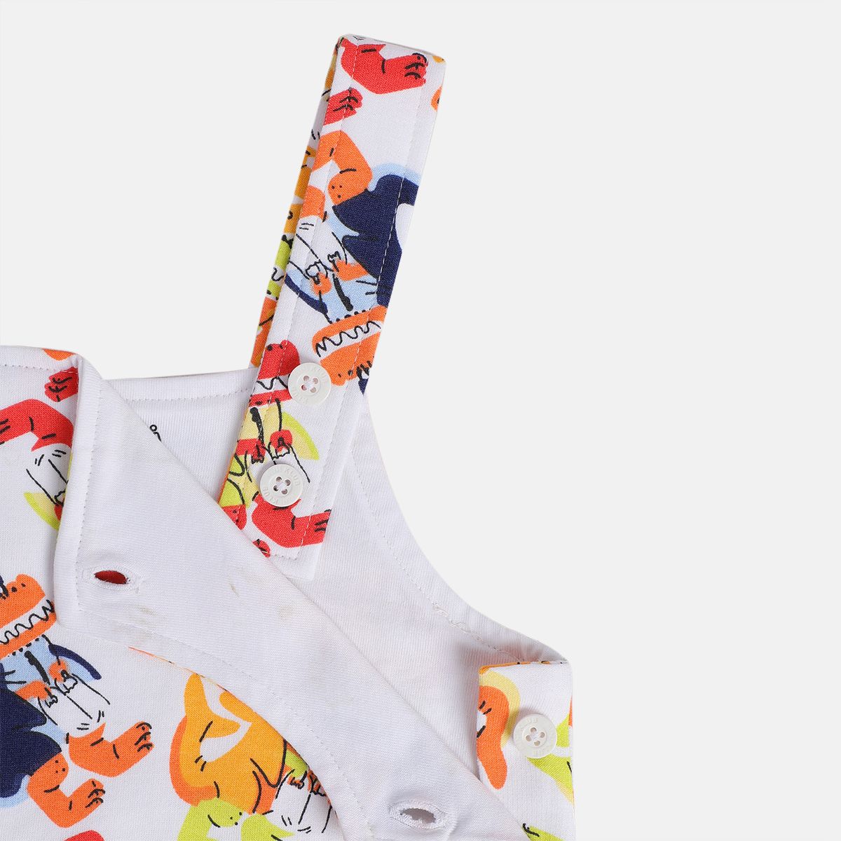 Boys Red Dungaree Set