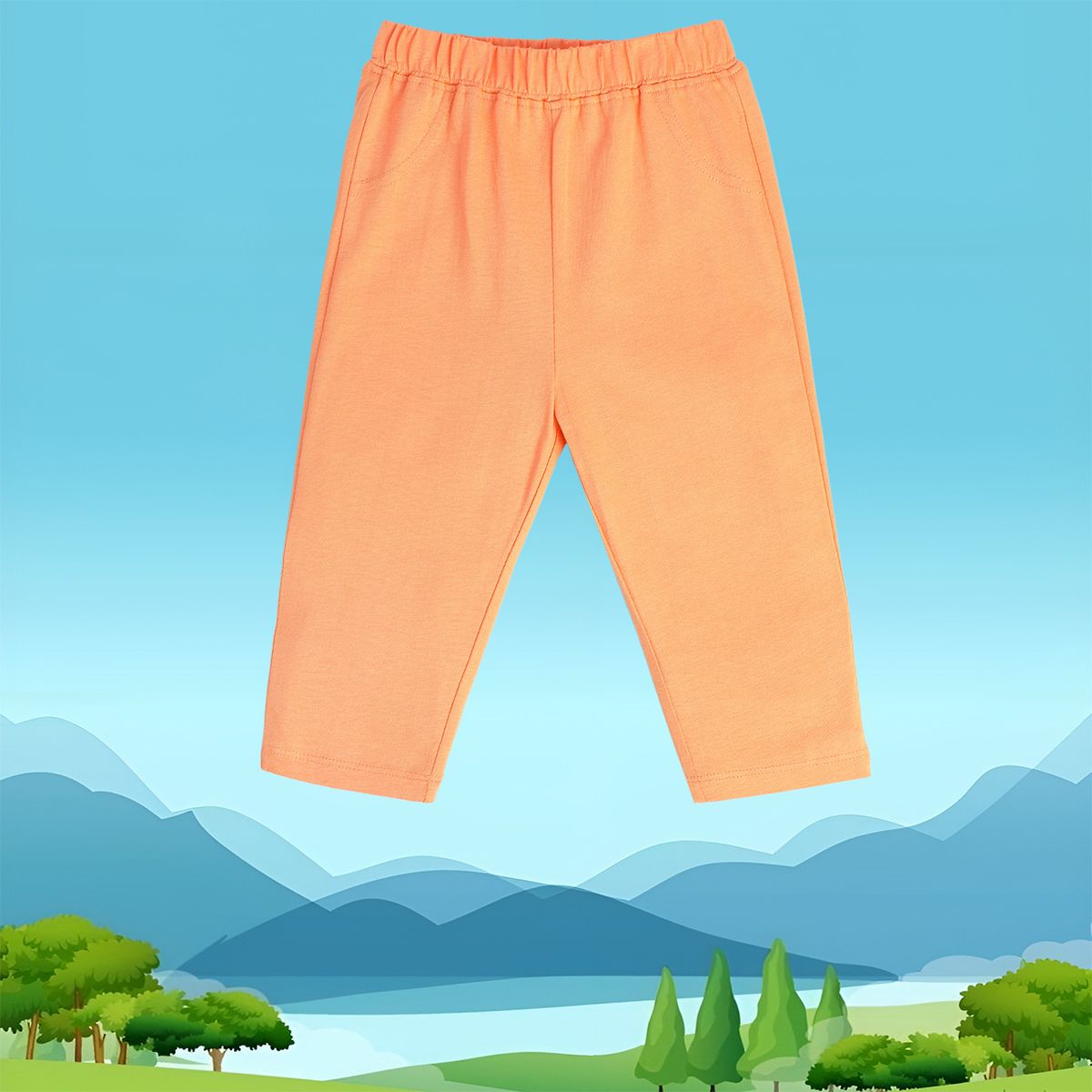Boys Orange Pack Of 1 Knit Bottom