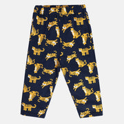 Boys Navy Blue Pack Of 1 Knit Bottom