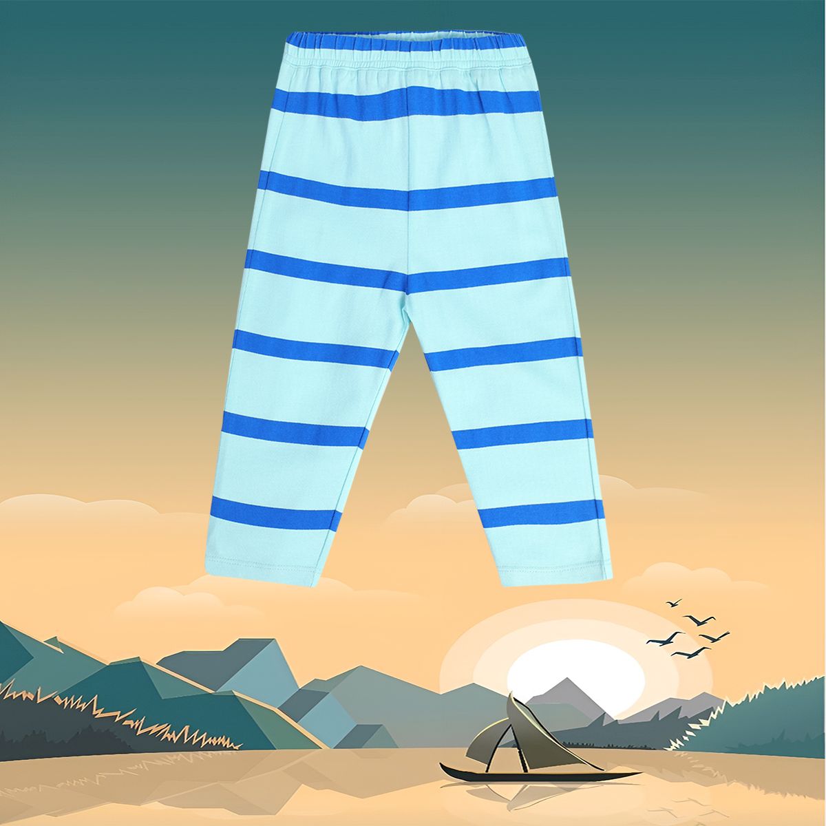 Boys Multicolor Pack Of 1 Knit Bottom