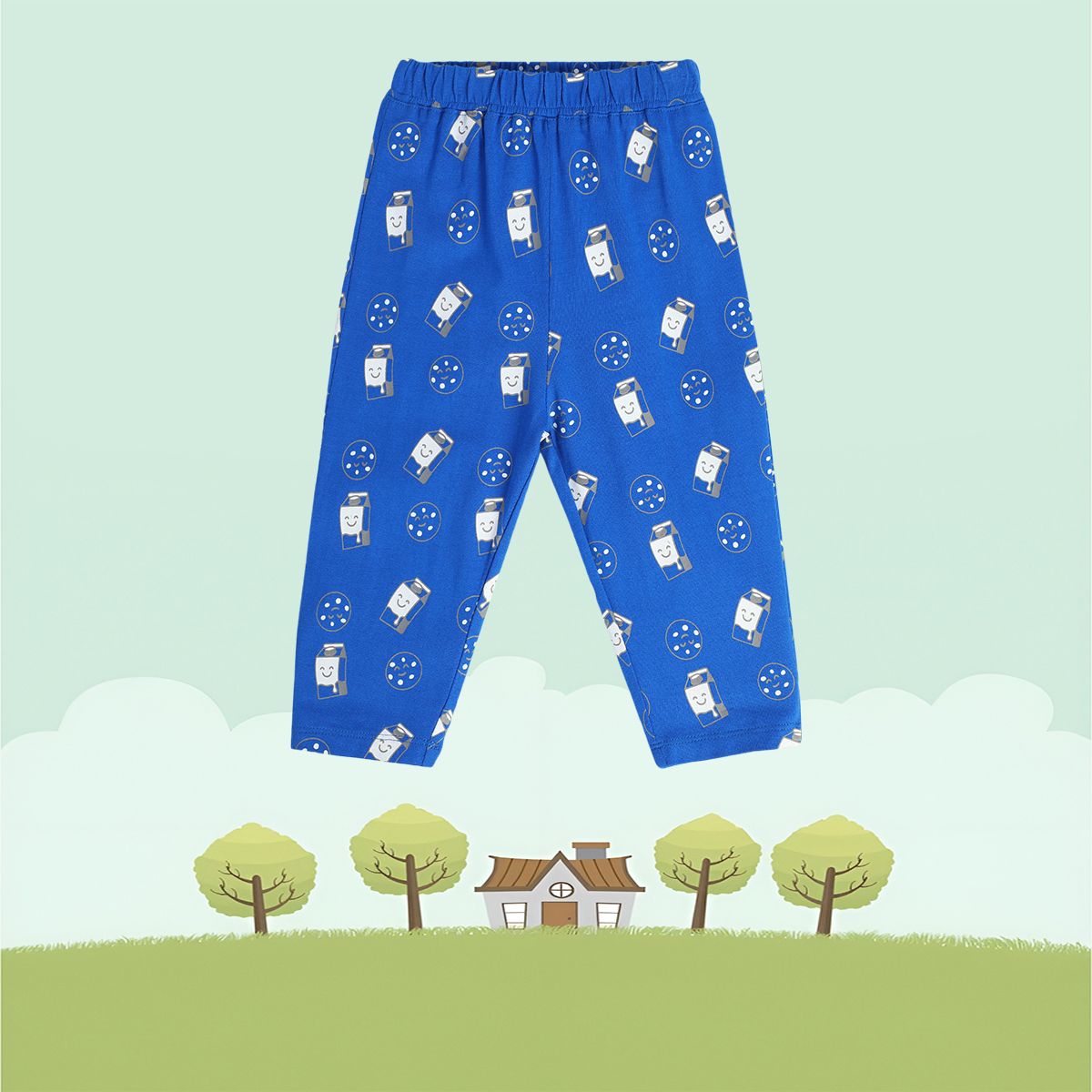 Boys Blue Pack Of 1 Knit Bottom