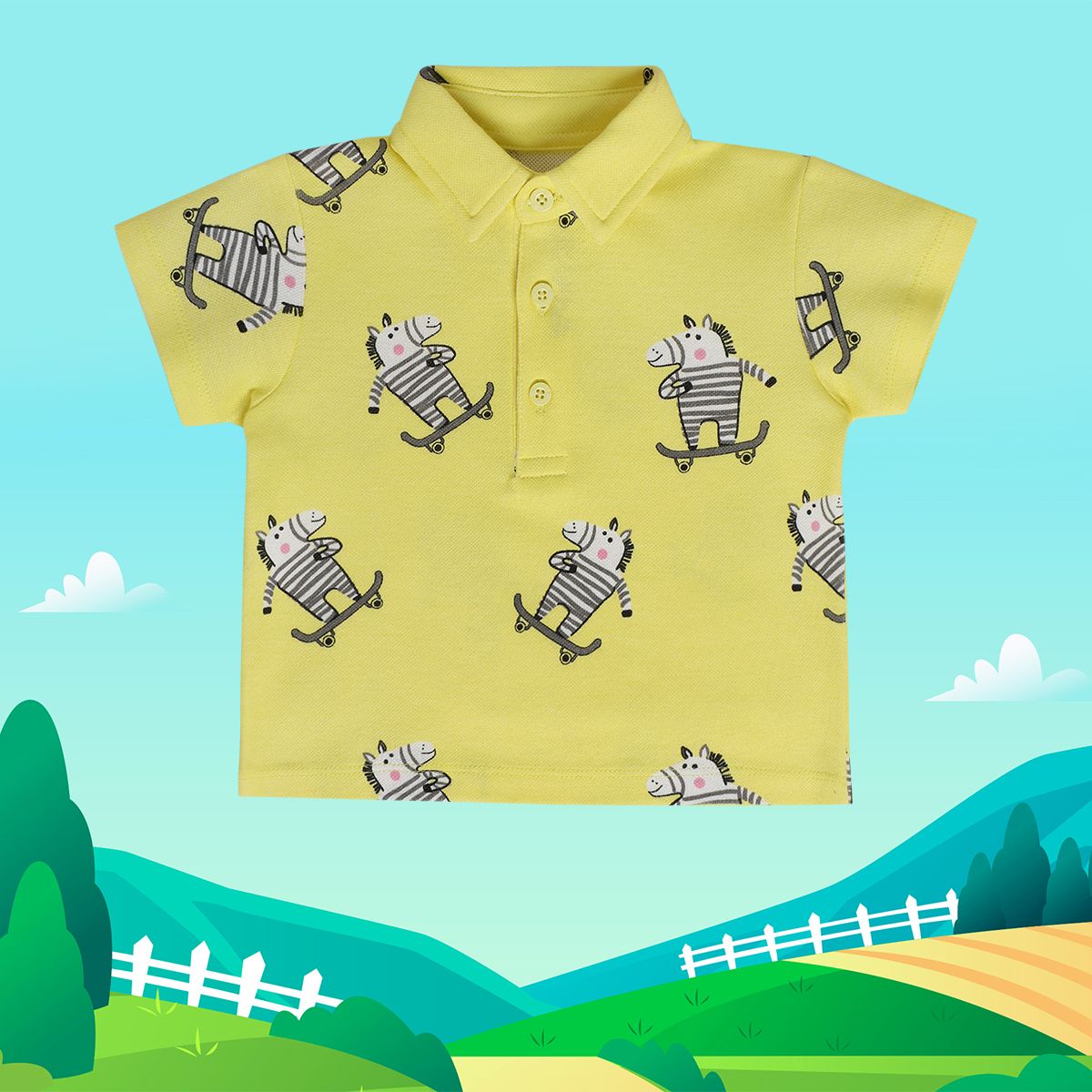 Boys Yellow Pack Of 1 Polo