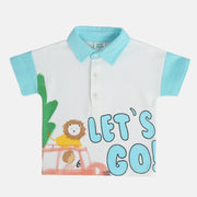 Boys White Pack Of 1 Polo