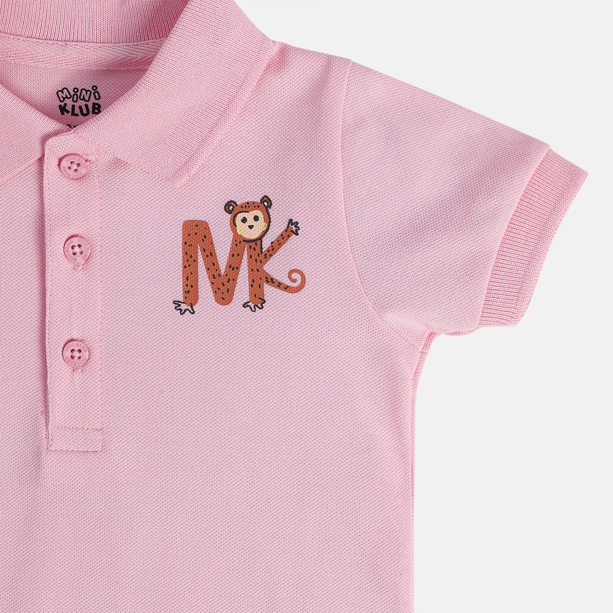 Boys Pink Pack Of 1 Polo