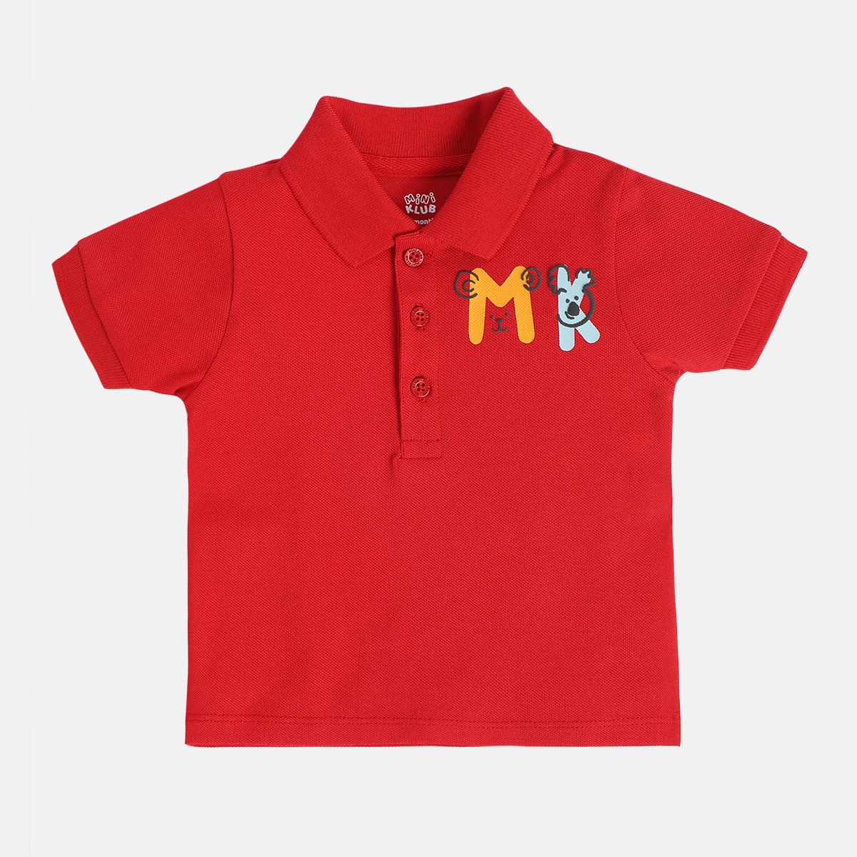 Boys Red Pack Of 1 Polo