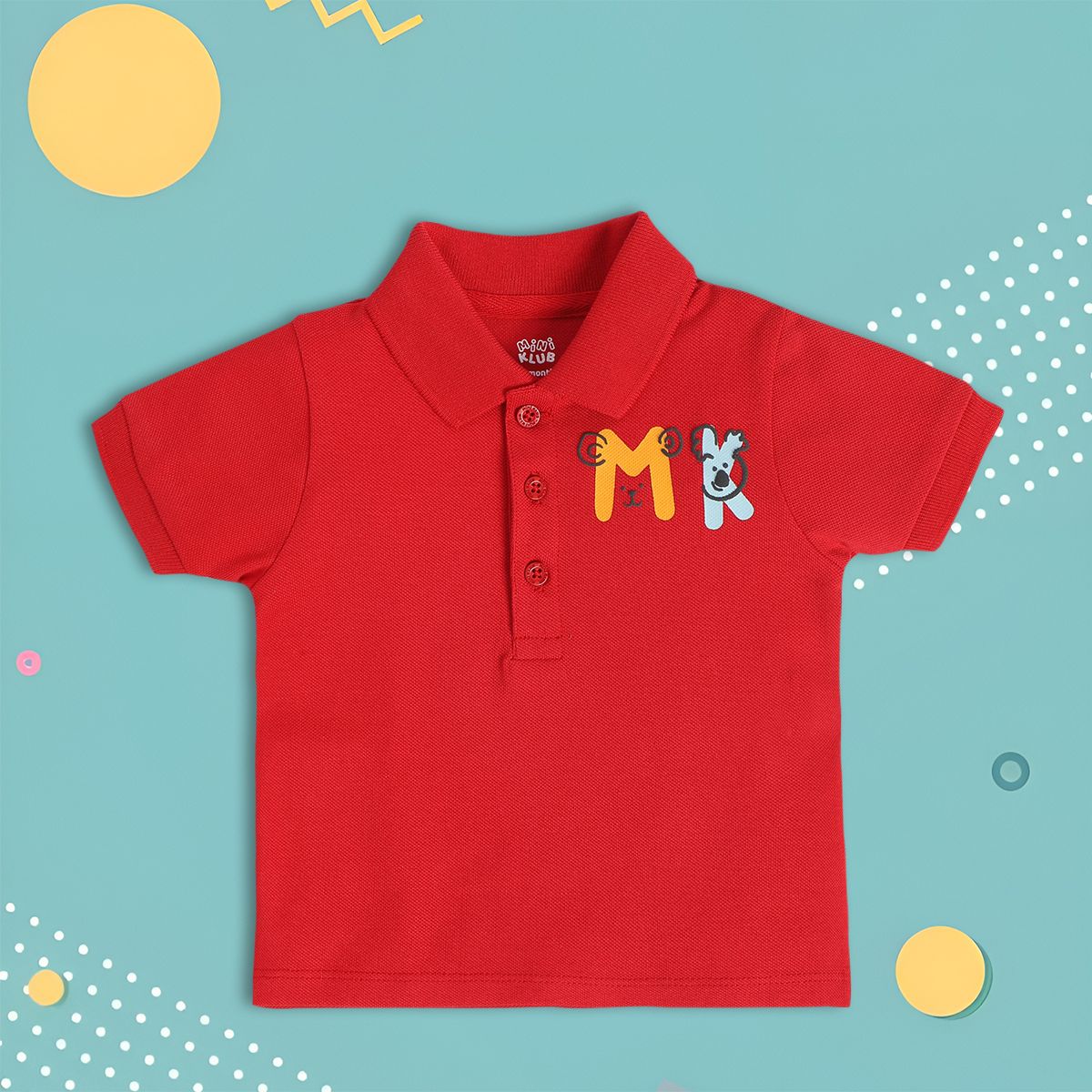 Boys Red Pack Of 1 Polo