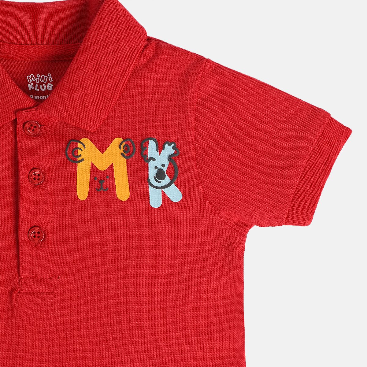 Boys Red Pack Of 1 Polo