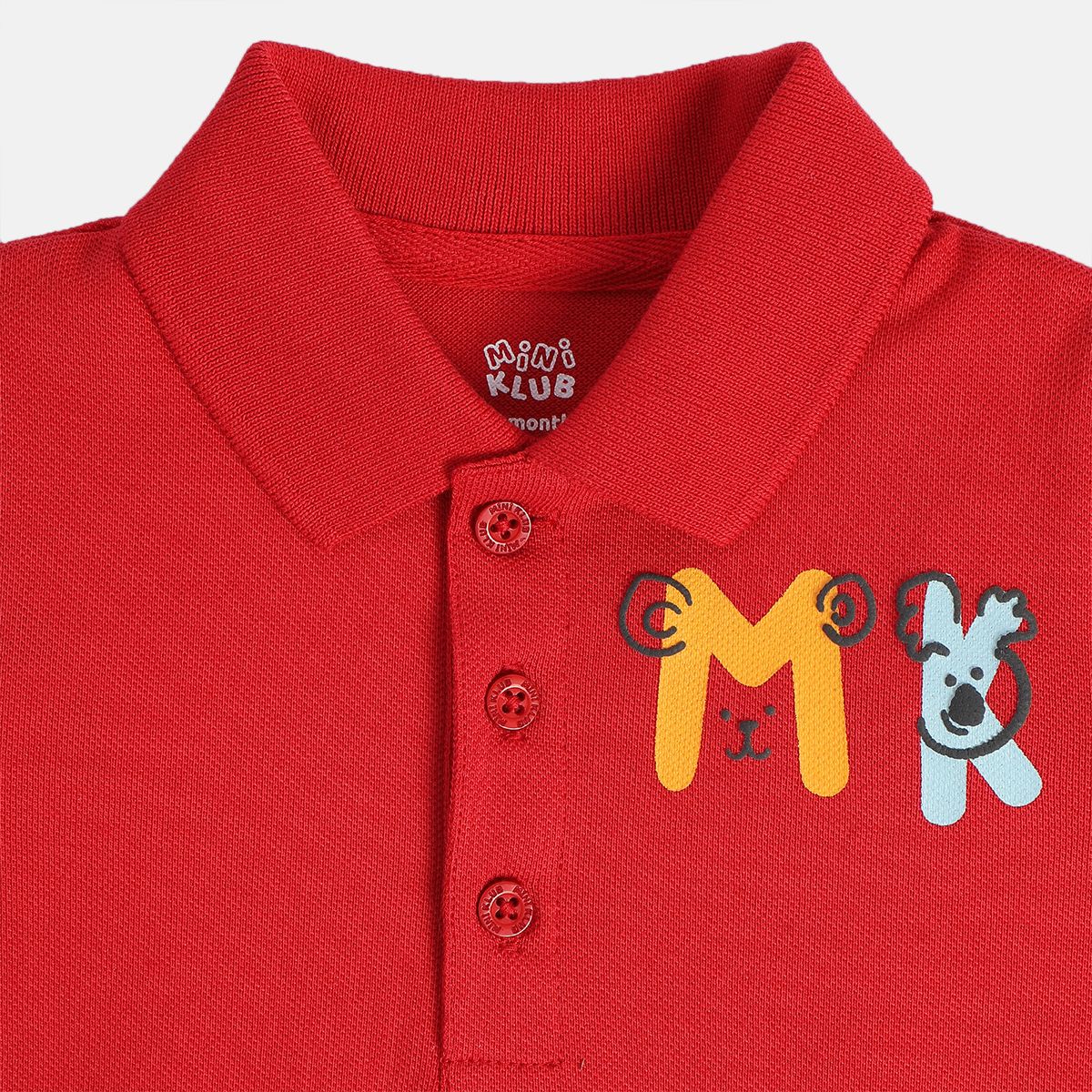 Boys Red Pack Of 1 Polo