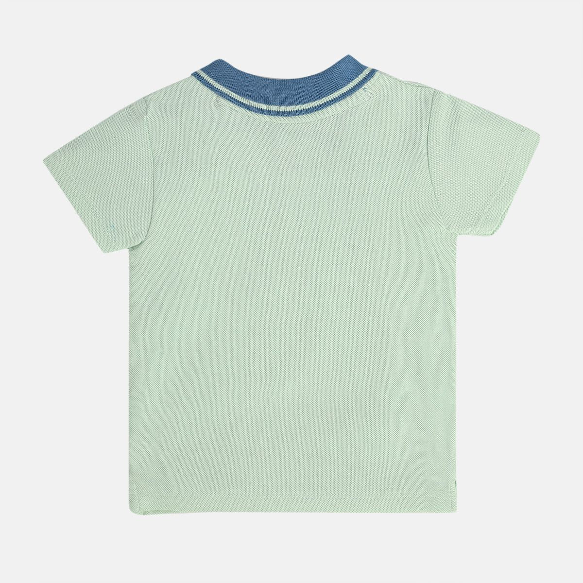 Boys Green Collar Polo
