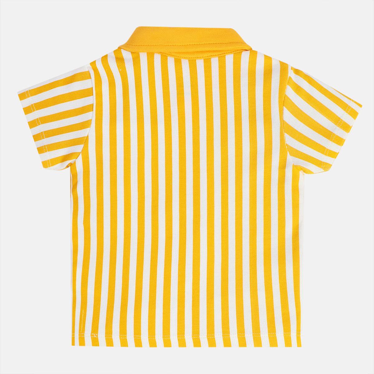 Boys Orange Collar Polo